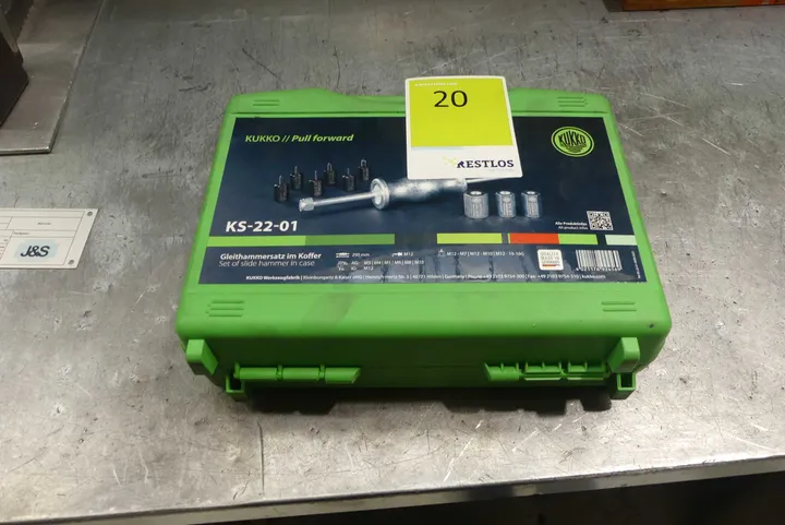 KUKKO - Gleithammersatz im Koffer Modell: KS-22-01